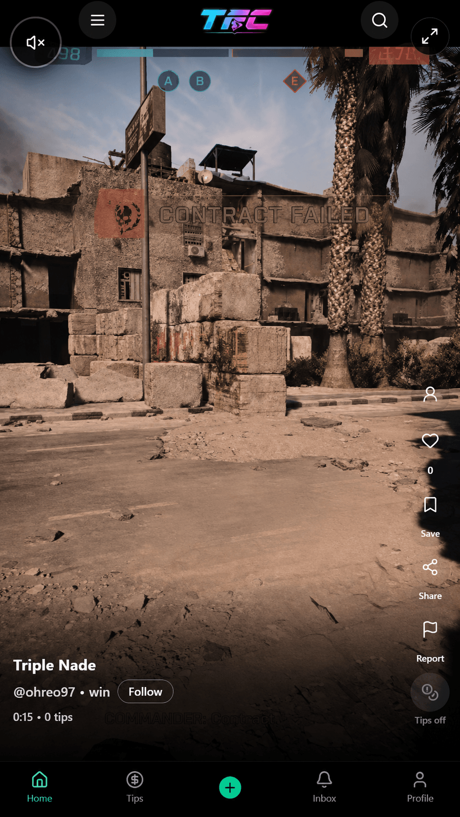 Tips for Clips mobile clip player with engagement and tipping controls